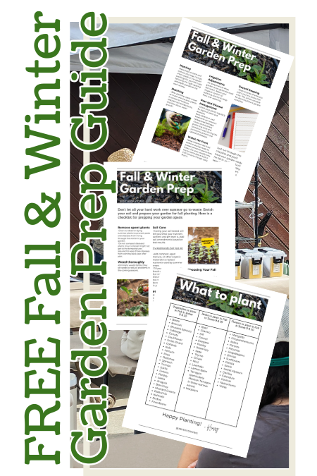 Free Fall & Winter Garden Prep Guide